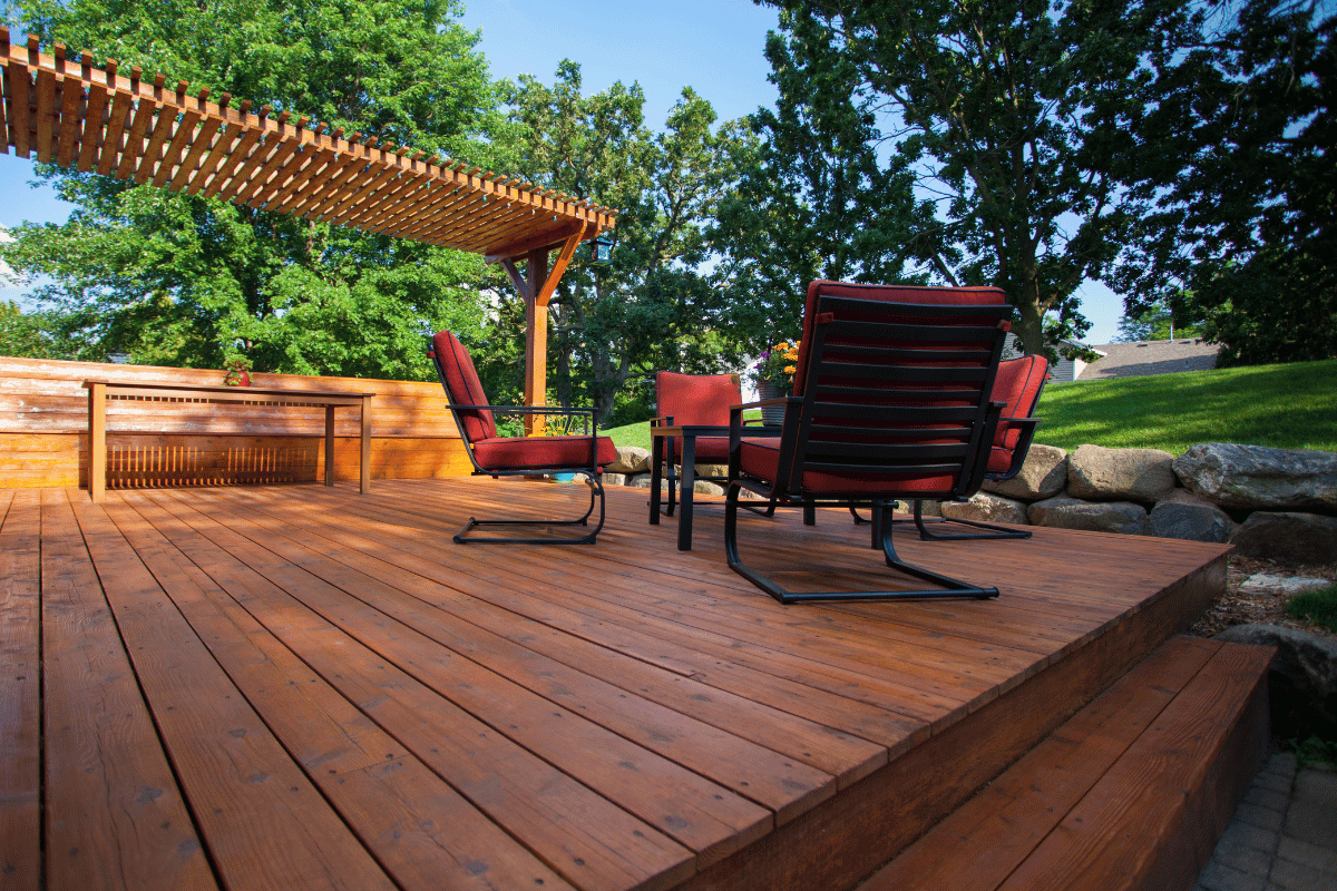Low-maintenance composite decks for busy Northwest homes.