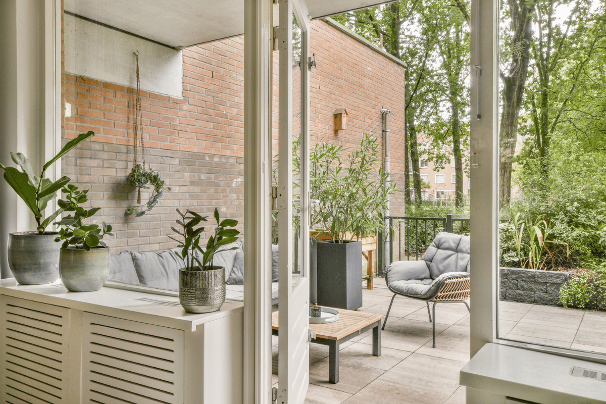 Design the deck as part of a complete backyard living space.